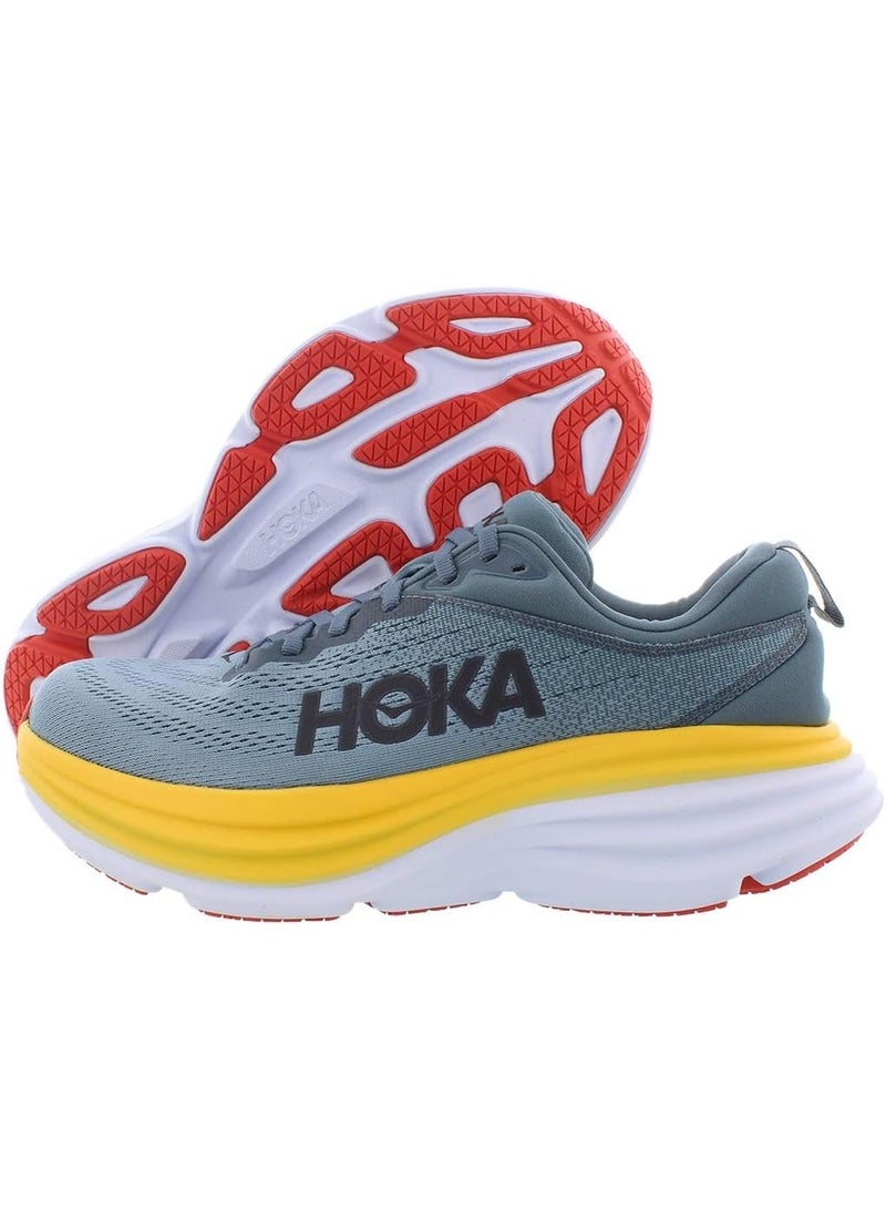 HOKA ONE ONE Hoka Bondi 8 Men's Running Shoes, Goblin Blue/Mountain Spring - Image 1